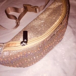 Crystal Glitter Belt Bag